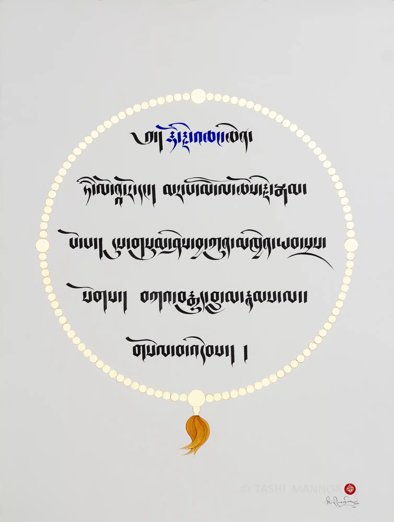Golden Kagyu Garland