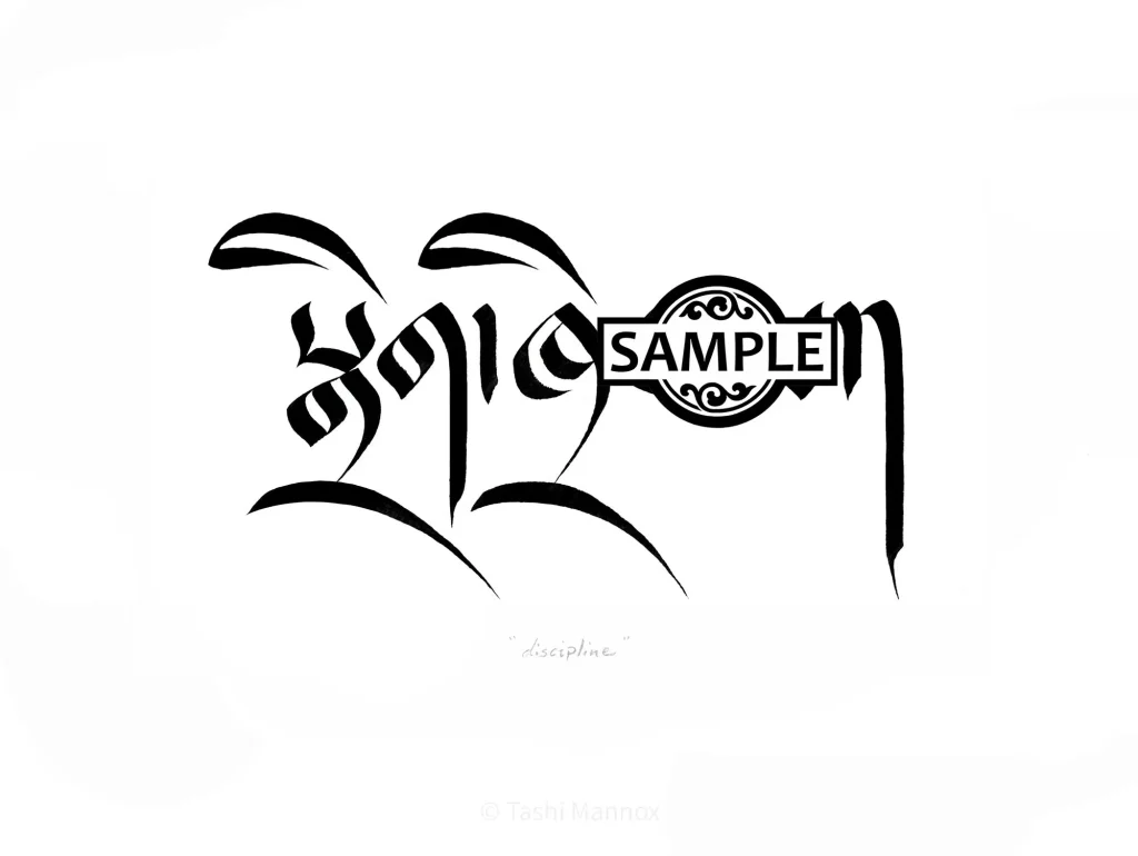 Discipline - Tattoo Design