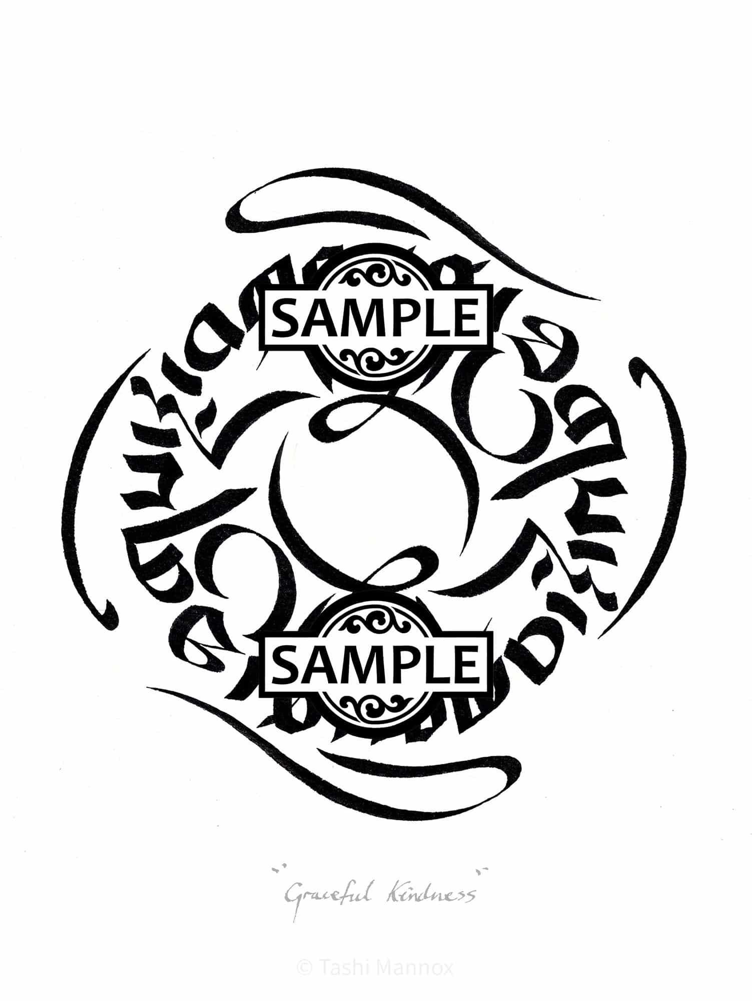 Graceful Kindness - Tattoo Design