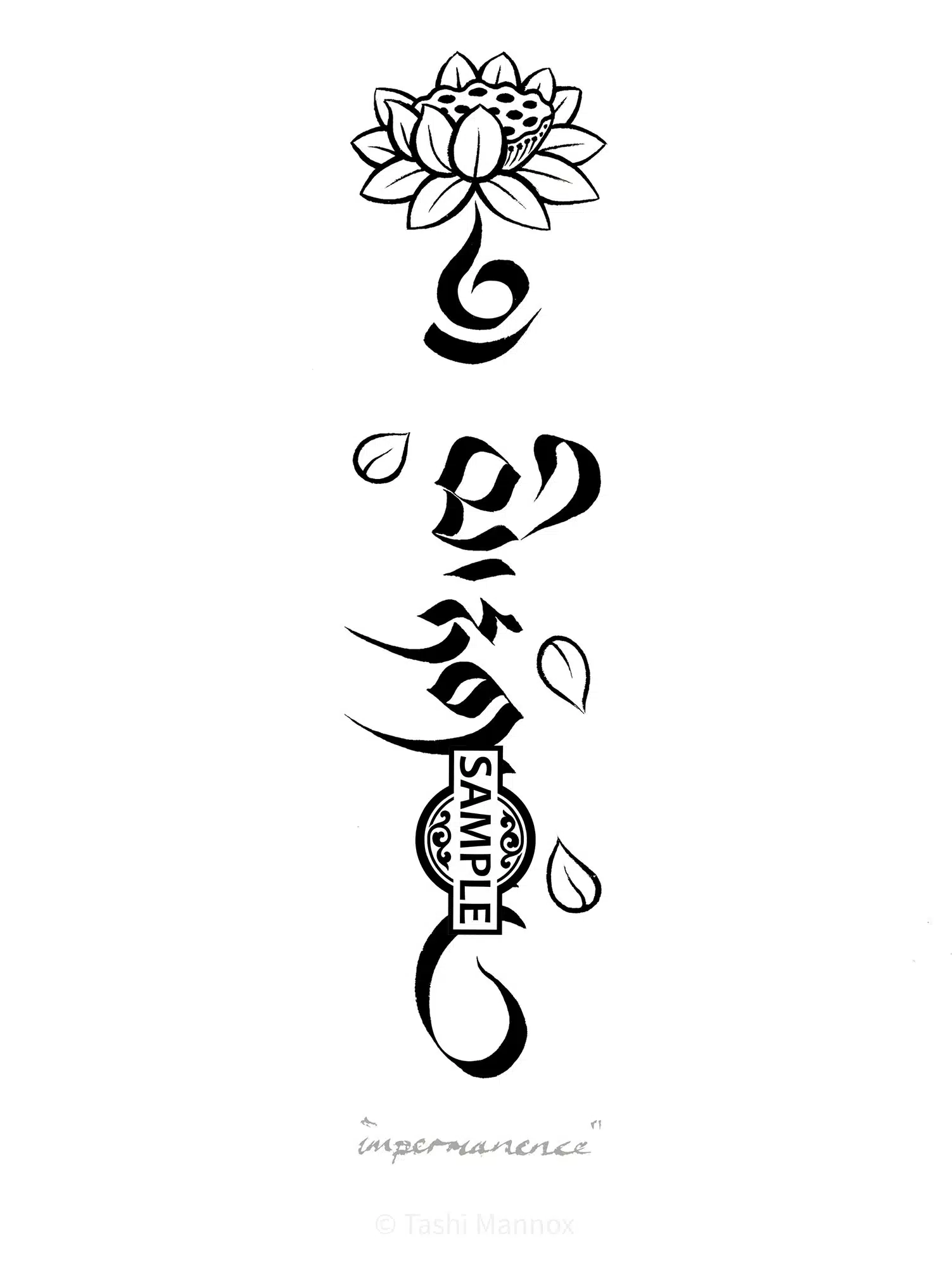 Tibetan calligraphy “impermanence” | Tibetan tattoo, Calligraphy tattoo,  Tattoo lettering