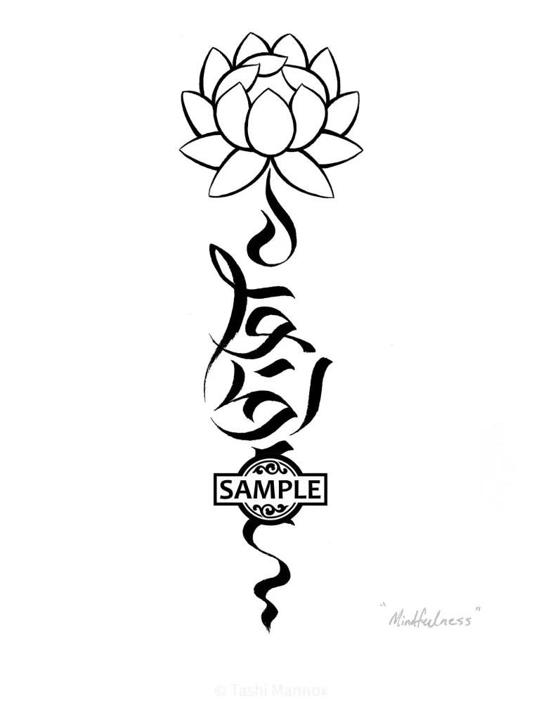 Mindfulness - Tattoo Design