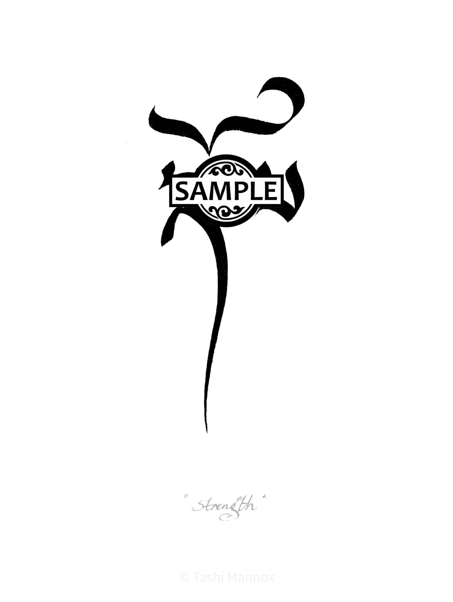 Strength - Tattoo Design