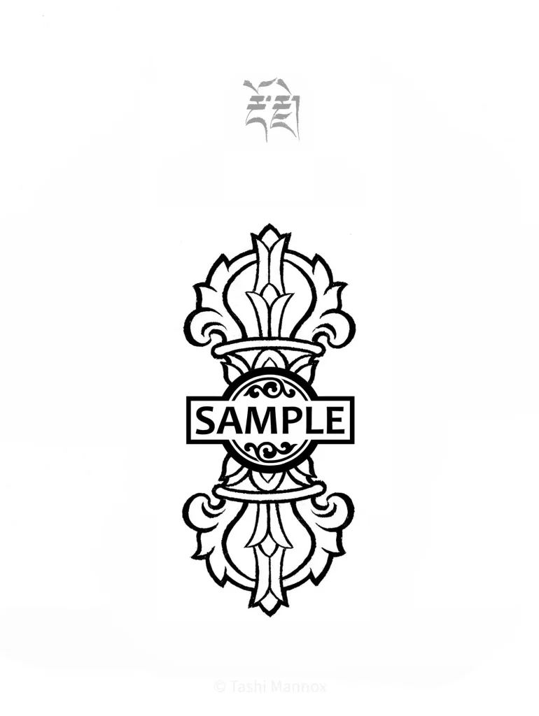 Vajra / Dorje - Tattoo design