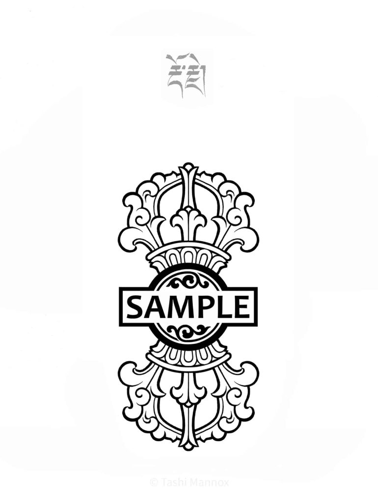 Vajra / Dorje - Tattoo design