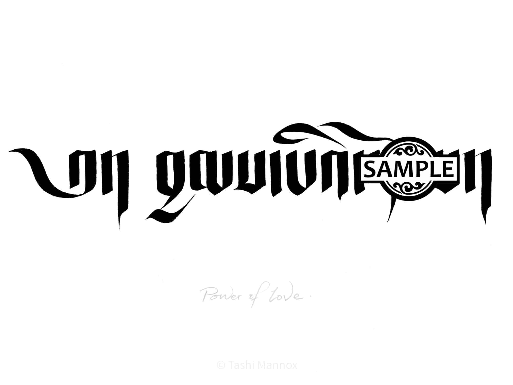 Power of Love - Tattoo design