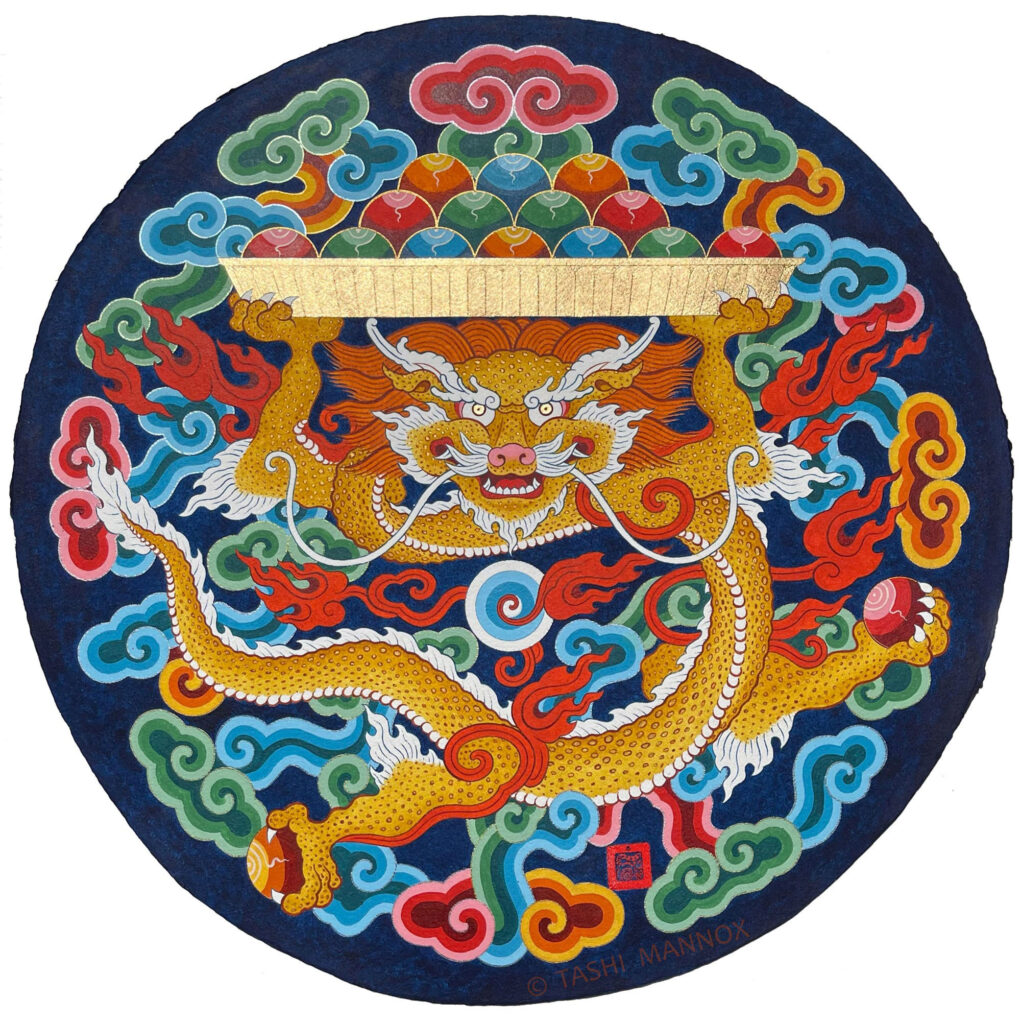 Abundance Dragon - roundel
