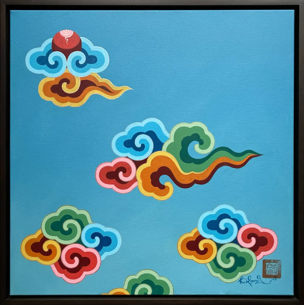 Rainbow Cloud Study - Horizontal